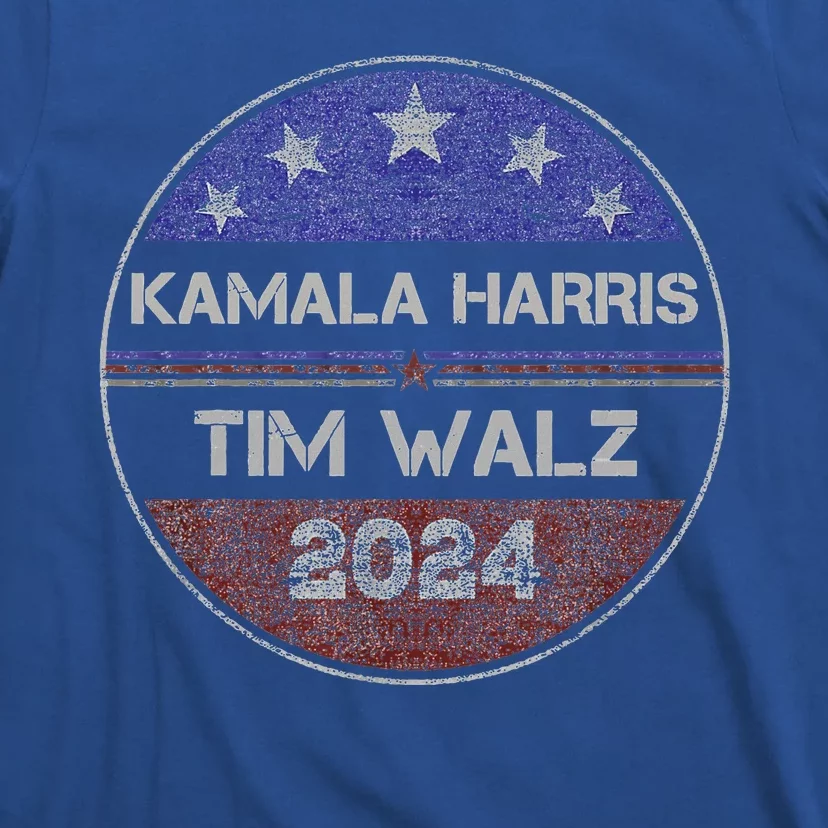 Patriotic Kamala Harris Tim Walz 2024 For President T-Shirt