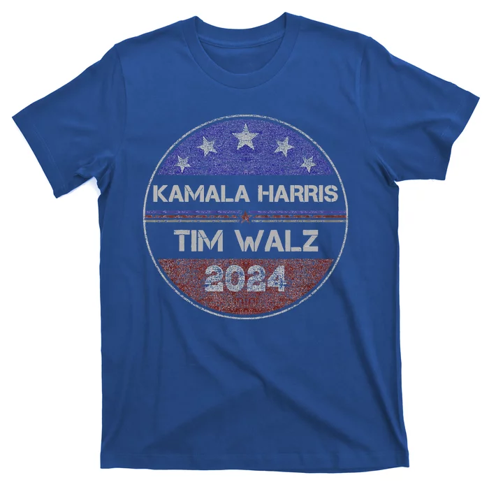 Patriotic Kamala Harris Tim Walz 2024 For President T-Shirt