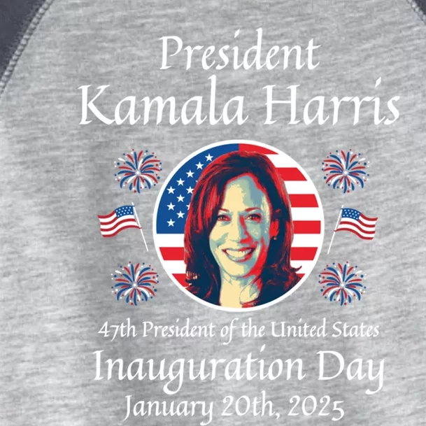 President Kamala Harris Inauguration 2025 Memorabilia Gift Toddler Fine Jersey T-Shirt