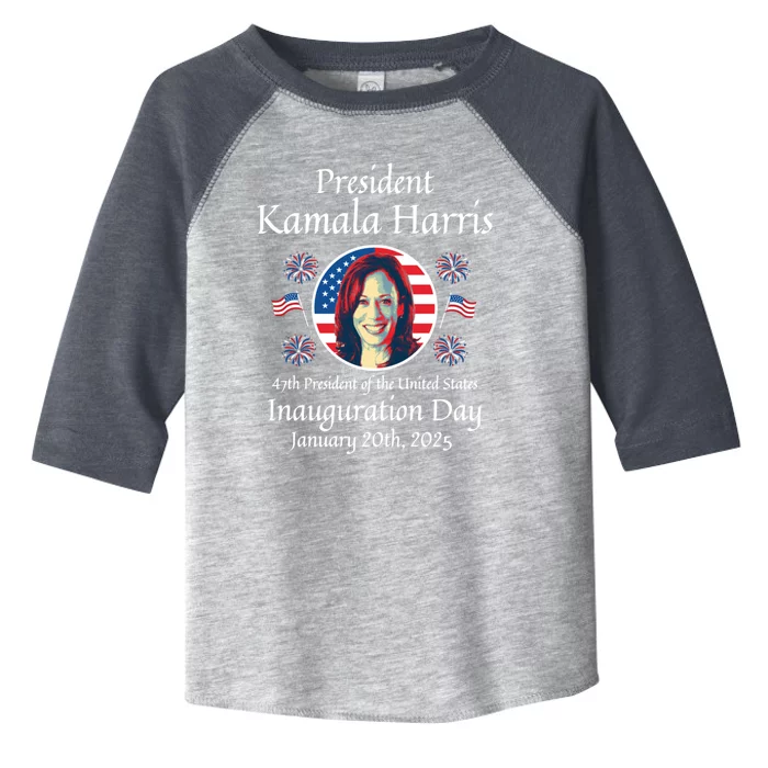 President Kamala Harris Inauguration 2025 Memorabilia Gift Toddler Fine Jersey T-Shirt