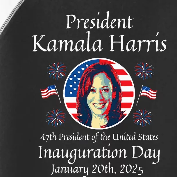 President Kamala Harris Inauguration 2025 Toddler Fine Jersey T-Shirt