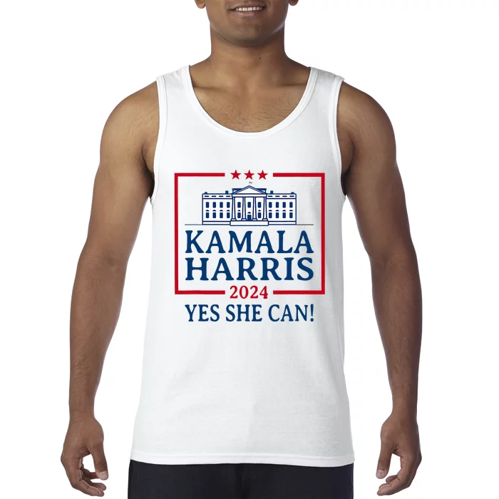 Pro Kamala Harris Yes She Can Kamala Harris 2024 President Tank Top