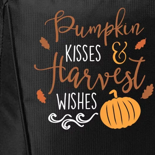 Pumpkin Kisses Harvest Wishes City Backpack