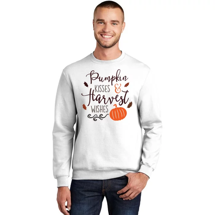 Pumpkin Kisses Harvest Wishes Sweatshirt