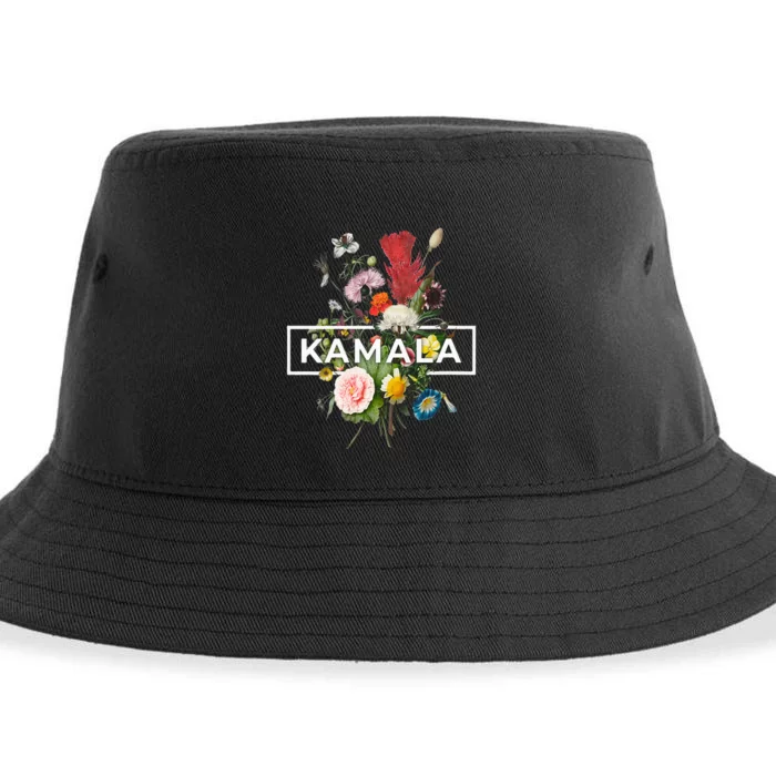 Poster Kamala Harris For President 2024 Madam Vice President Sustainable Bucket Hat