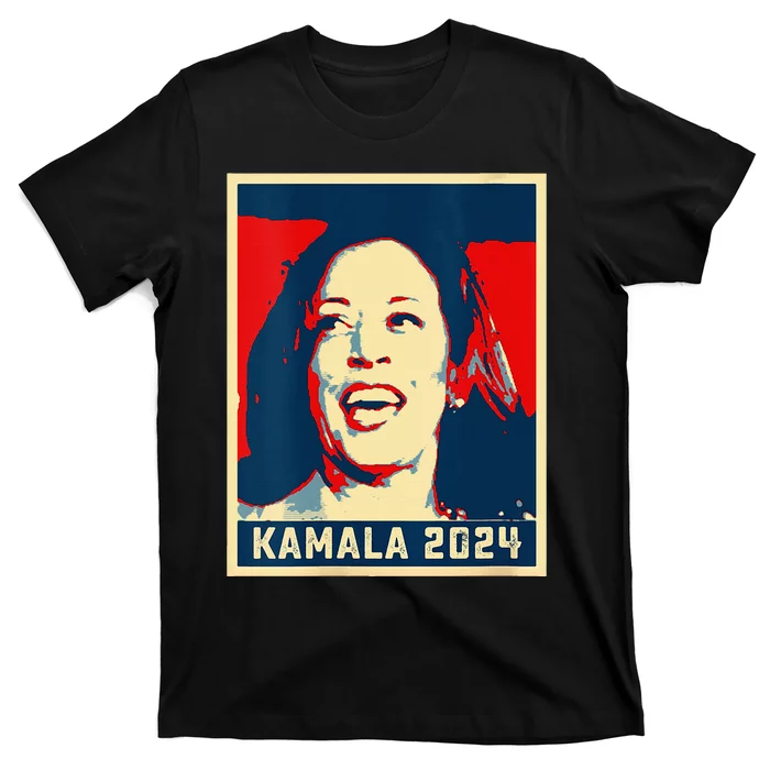 Poster Kamala Harris For President 2024 Madam Vice President T-Shirt