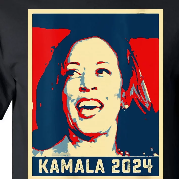 Poster Kamala Harris For President 2024 Madam Vice President Tall T-Shirt