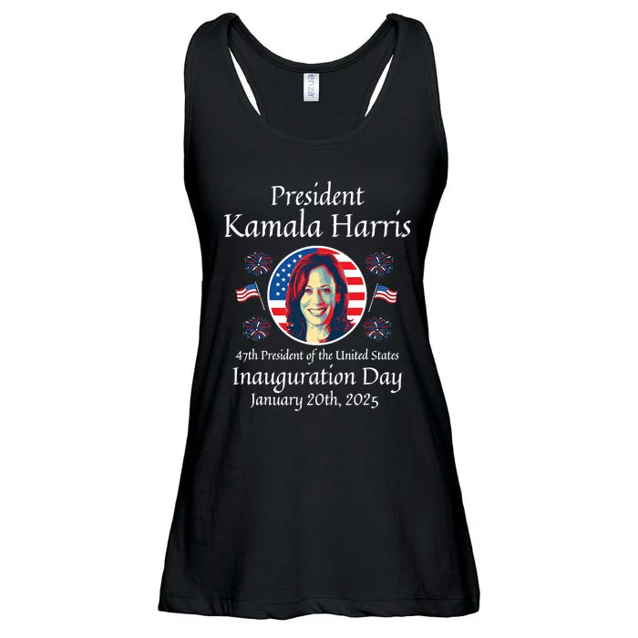 President Kamala Harris Inauguration 2025 Memorabilia Ladies Essential Flowy Tank