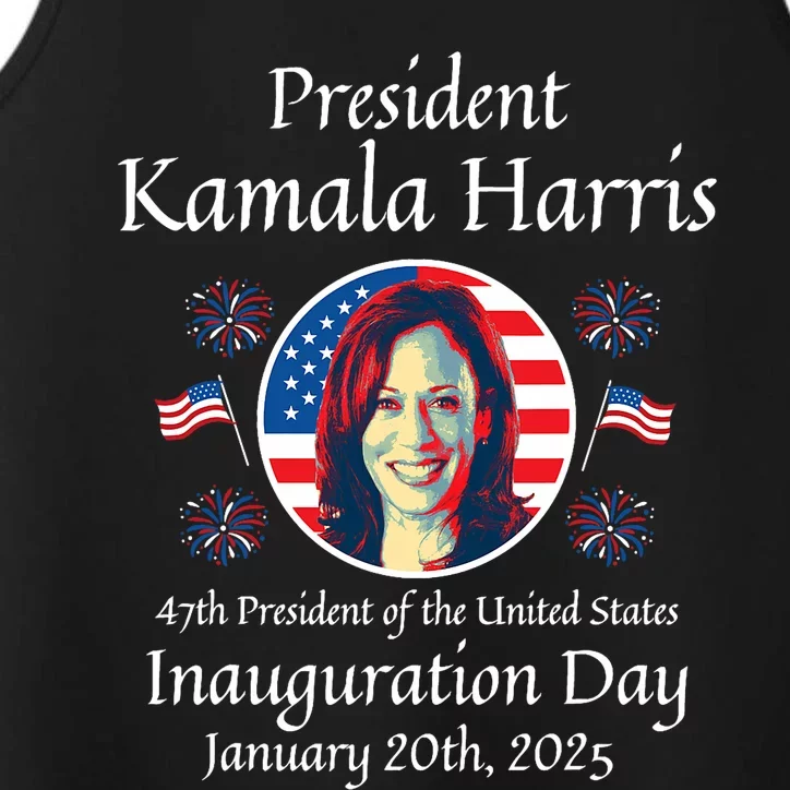 President Kamala Harris Inauguration 2025 Memorabilia Performance Tank