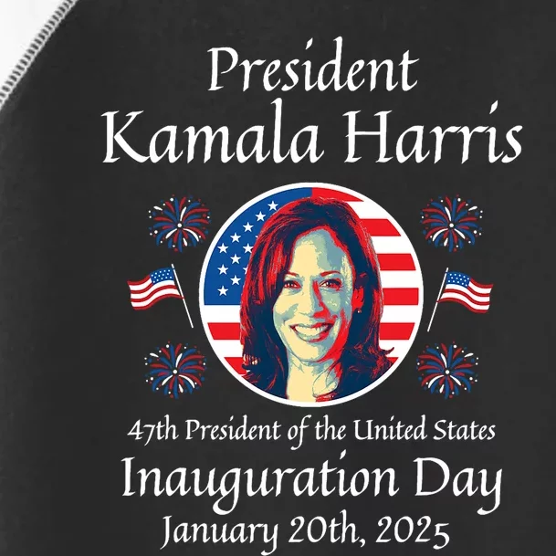 President Kamala Harris Inauguration 2025 Memorabilia Toddler Fine Jersey T-Shirt