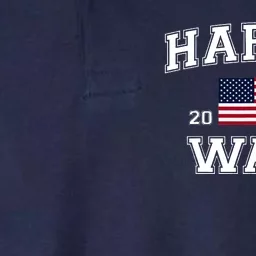 President Kamala Harris Tim Walz 2024 Election Vote Softstyle Adult Sport Polo