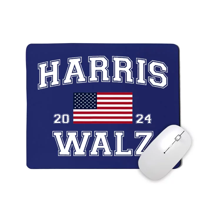 President Kamala Harris Tim Walz 2024 Election Vote Mousepad