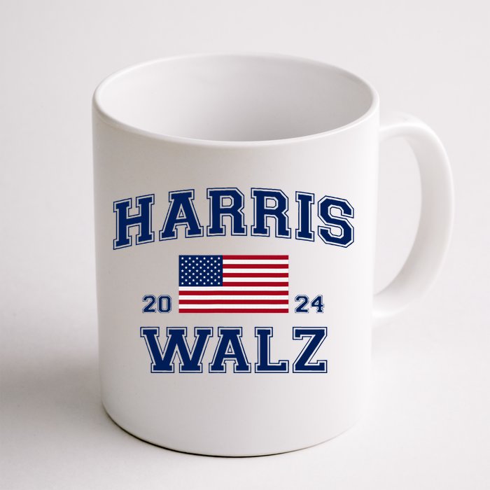 President Kamala Harris Tim Walz 2024 Election Vote Front & Back Coffee Mug