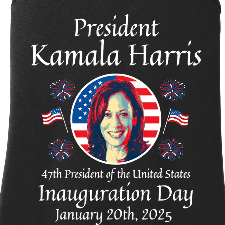 President Kamala Harris Inauguration 2025 Memorabilia Ladies Essential Tank