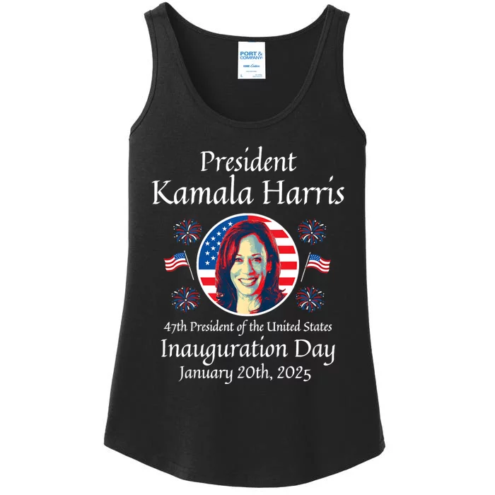 President Kamala Harris Inauguration 2025 Memorabilia Ladies Essential Tank