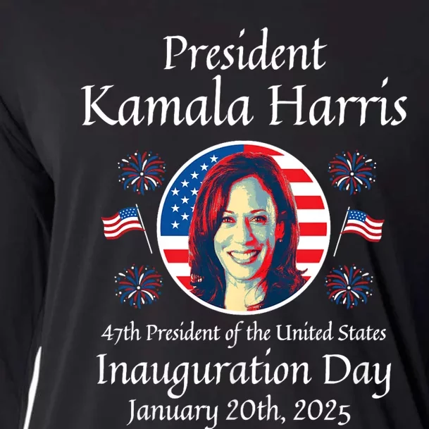 President Kamala Harris Inauguration 2025 Memorabilia Cooling Performance Long Sleeve Crew