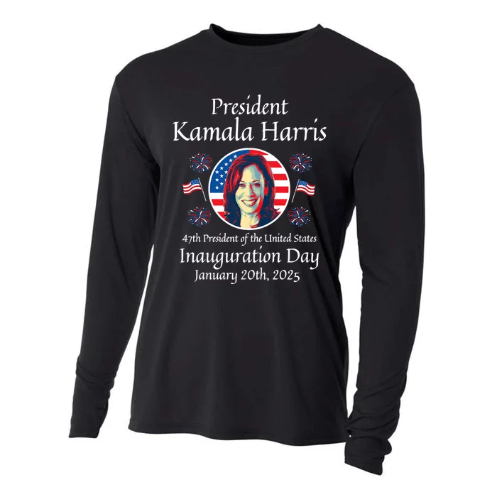 President Kamala Harris Inauguration 2025 Memorabilia Cooling Performance Long Sleeve Crew