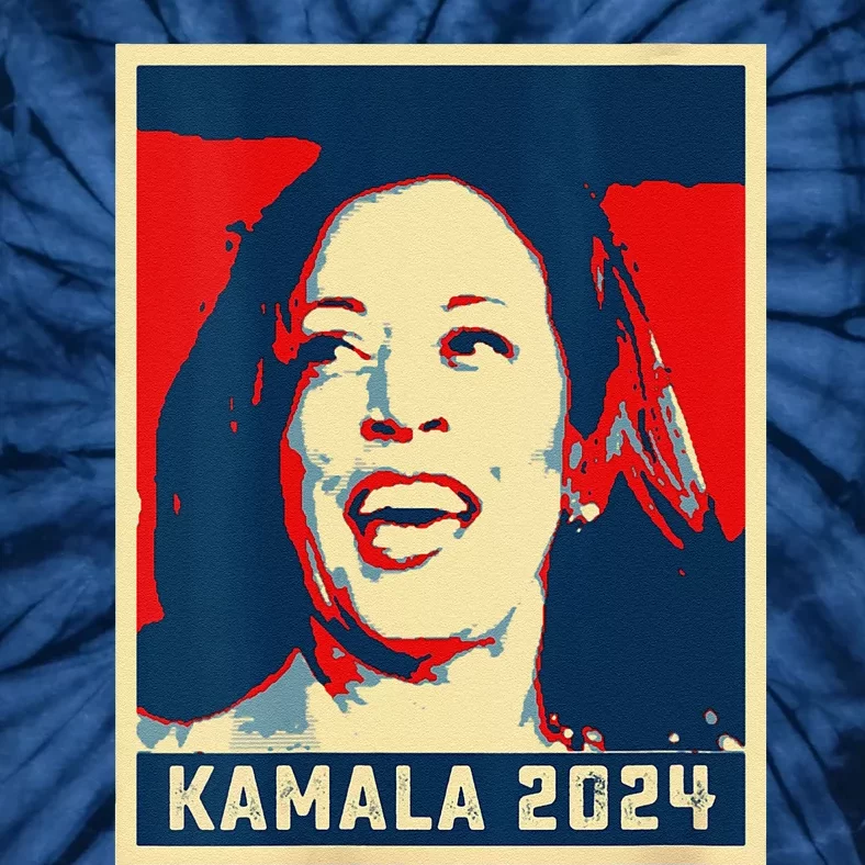 Poster Kamala Harris For President 2024 Madam Vice President Tie-Dye T-Shirt