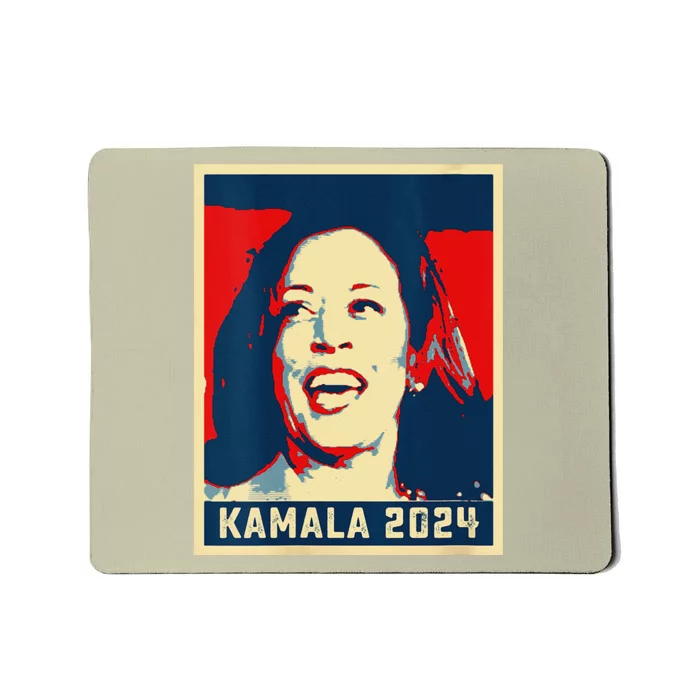 Poster Kamala Harris For President 2024 Madam Vice President Mousepad