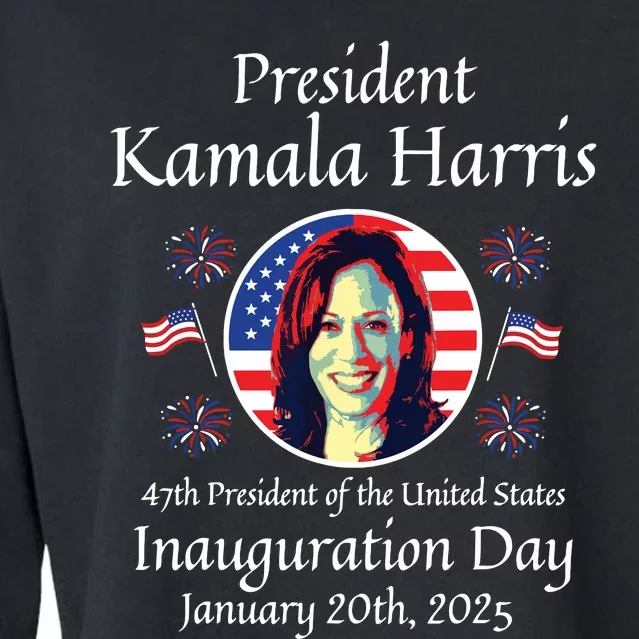 President Kamala Harris Inauguration 2025 Memorabilia Cropped Pullover Crew