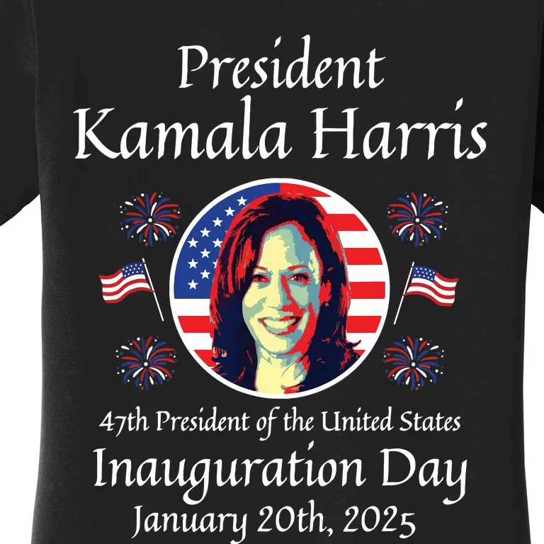 President Kamala Harris Inauguration 2025 Memorabilia Women's T-Shirt