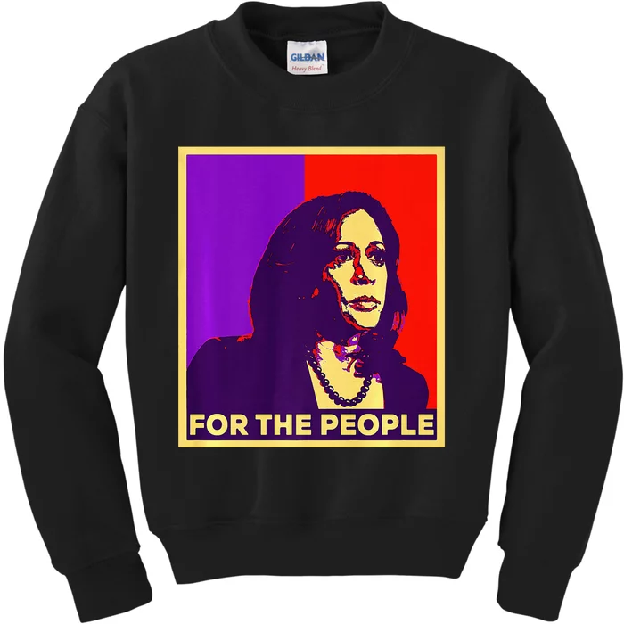 Poster Kamala Harris For The People Kamala Harris 2024 Kids Sweatshirt