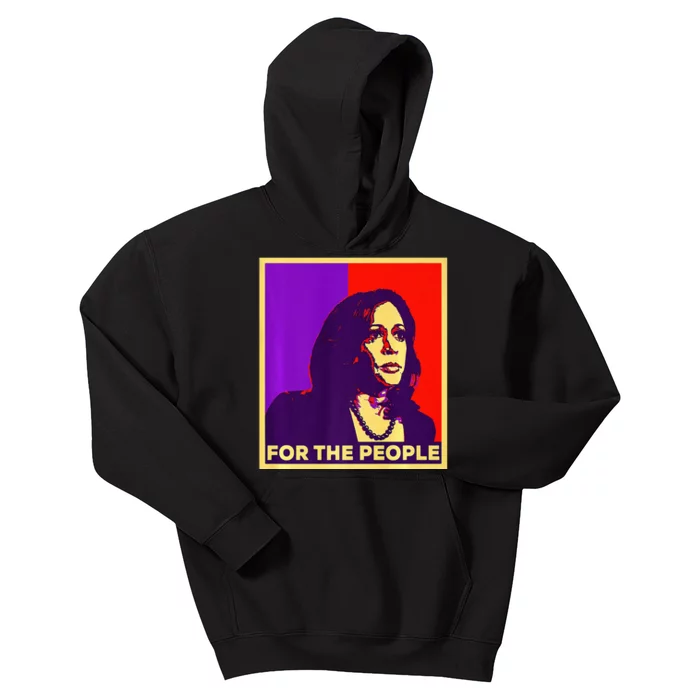 Poster Kamala Harris For The People Kamala Harris 2024 Kids Hoodie