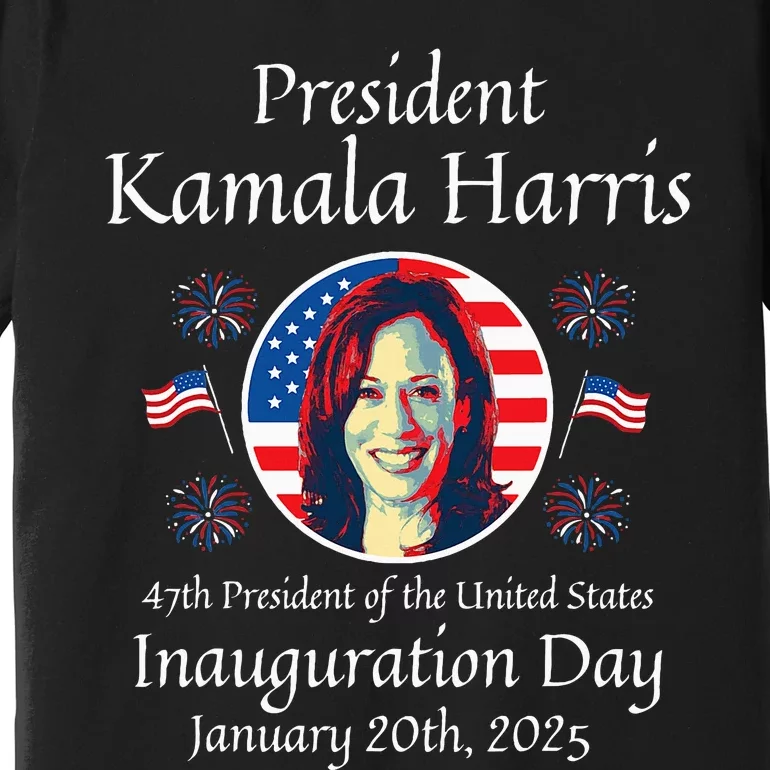 President Kamala Harris Inauguration 2025 Memorabilia Premium T-Shirt