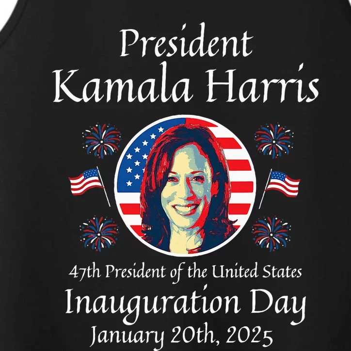 President Kamala Harris Inauguration 2025 Memorabilia Performance Tank