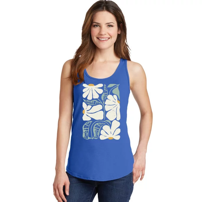 Pro Kamala Harris Waltz Flower Election Ladies Essential Tank