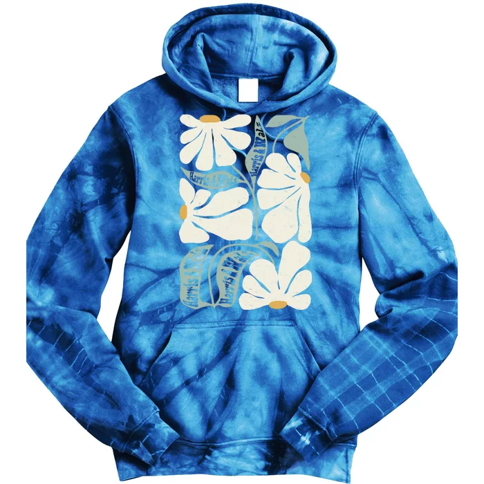 Pro Kamala Harris Waltz Flower Election Tie Dye Hoodie