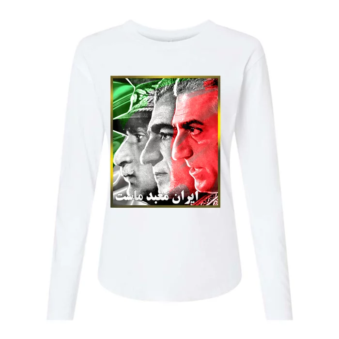 Pahlavi Kings Iran Is Our Temple Womens Cotton Relaxed Long Sleeve T-Shirt