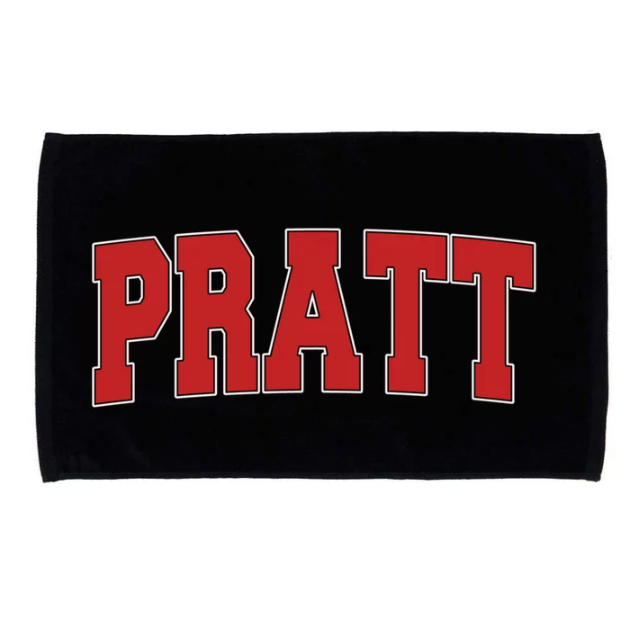 Pratt Ks Kansas Varsity Style Usa Vintage Sports Gift Microfiber Hand Towel