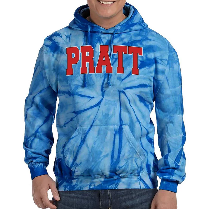 Pratt Ks Kansas Varsity Style Usa Vintage Sports Gift Tie Dye Hoodie