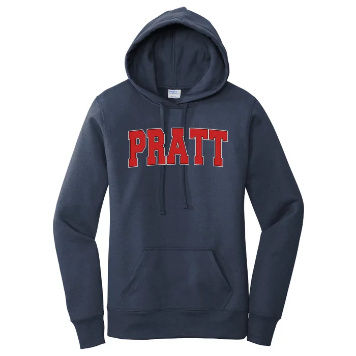 Pratt Ks Kansas Varsity Style Usa Vintage Sports Gift Women's Pullover Hoodie