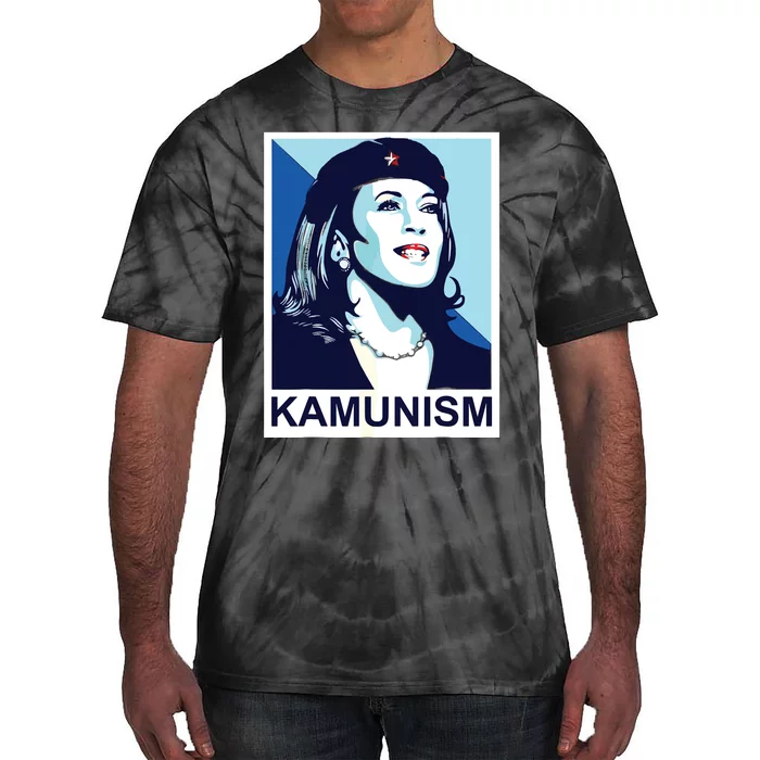 Portrait Kamunism Kamala Harris 2024 Tie-Dye T-Shirt