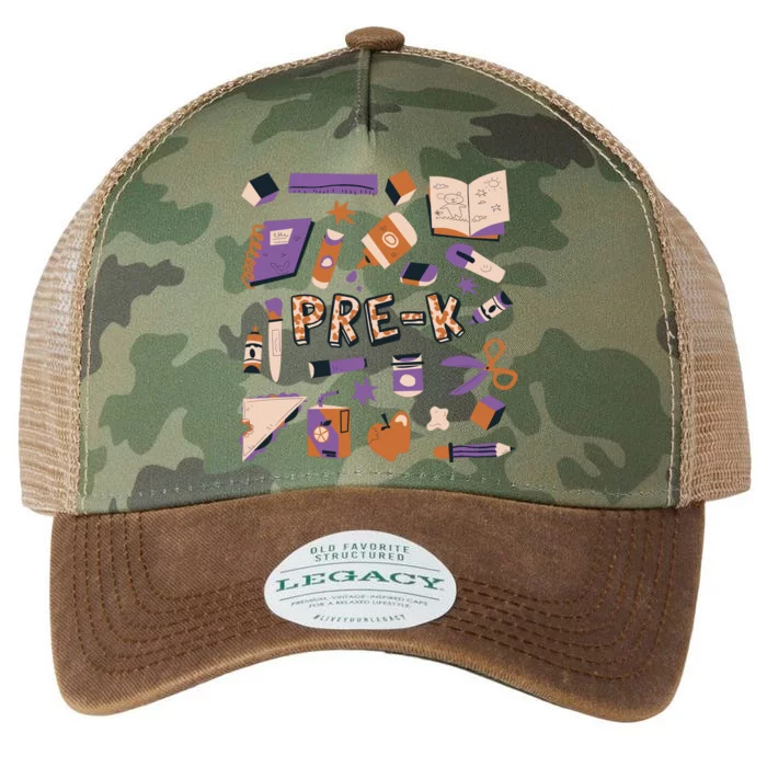 Pre K Kindergarten Back To School Legacy Tie Dye Trucker Hat