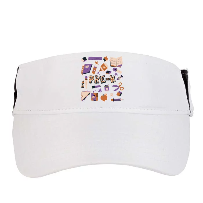 Pre K Kindergarten Back To School Adult Drive Performance Visor