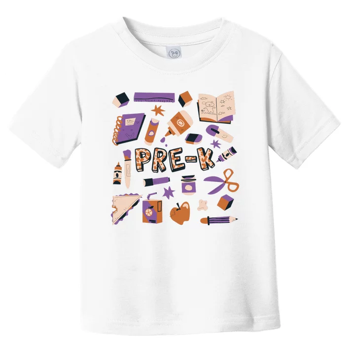 Pre K Kindergarten Back To School Toddler T-Shirt