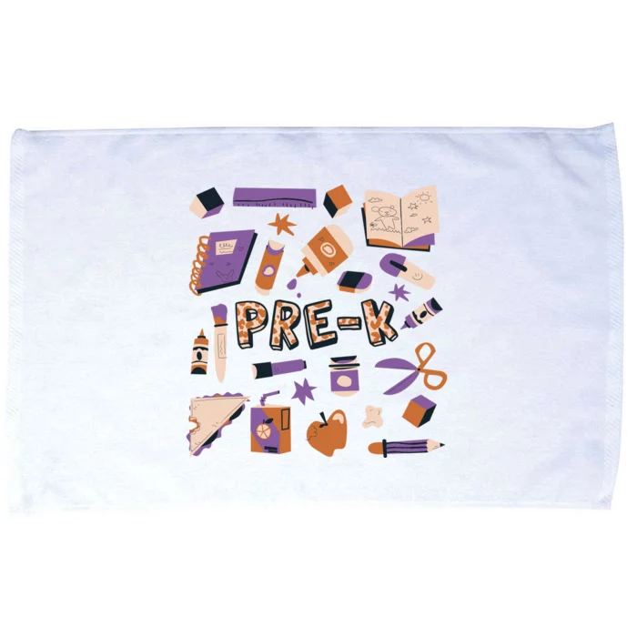 Pre K Kindergarten Back To School Microfiber Hand Towel