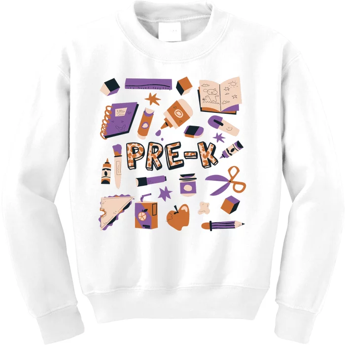 Pre K Kindergarten Back To School Kids Sweatshirt