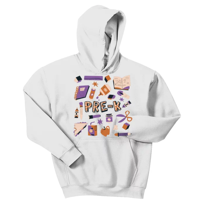 Pre K Kindergarten Back To School Kids Hoodie