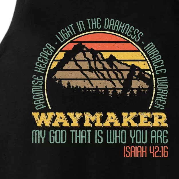 Promise Keeper Light In The Darkness Miracle Worker Ladies Tri-Blend Wicking Tank