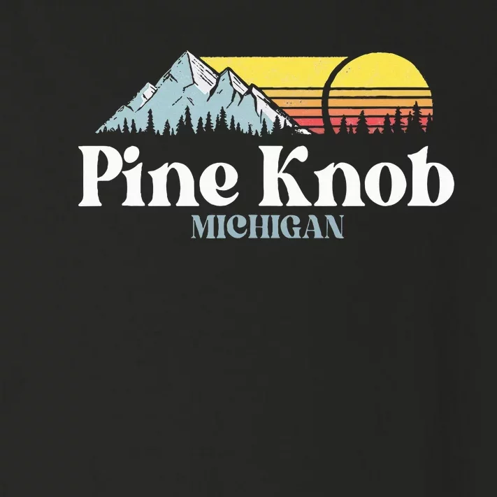 Pine Knob Michigan Ski Snowboarding Vacations Hiking Trails Toddler Long Sleeve Shirt