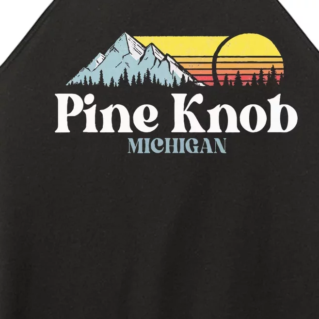 Pine Knob Michigan Ski Snowboarding Vacations Hiking Trails Women’s Perfect Tri Rocker Tank