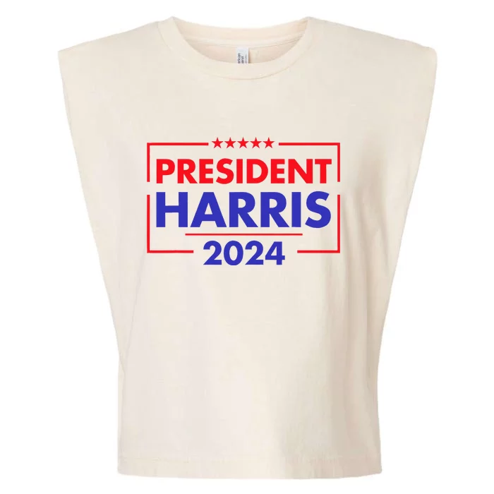 President Kamala Madam Harris Garment-Dyed Women's Muscle Tee