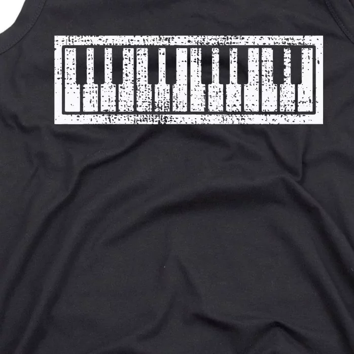 Piano Keyboard Musical Musician Pianist Gift Tank Top