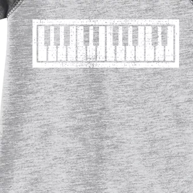 Piano Keyboard Musical Musician Pianist Gift Infant Baby Jersey Bodysuit