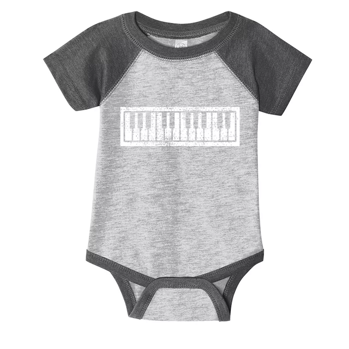 Piano Keyboard Musical Musician Pianist Gift Infant Baby Jersey Bodysuit