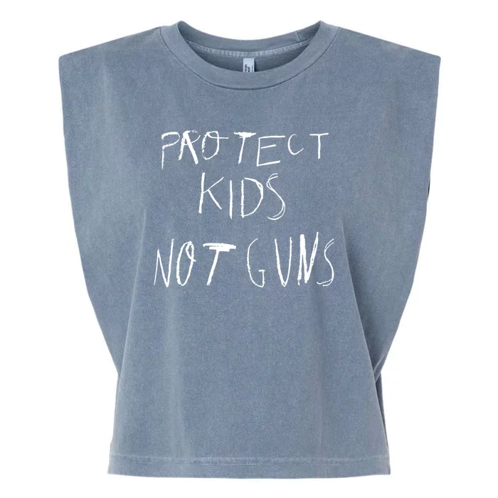 Protect Kid Not Guns Pencil Garment-Dyed Women's Muscle Tee